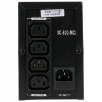UPS 3Cott 3C-600B-MCI Черный