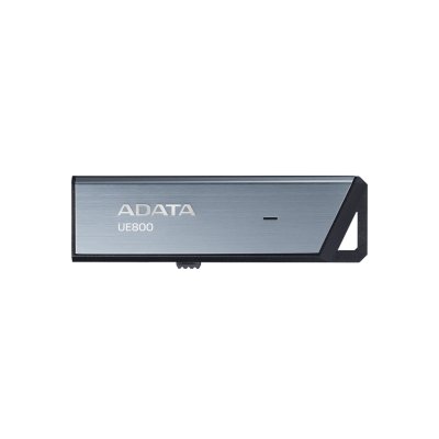 флешка A-Data 256GB Elite UE800 OTG Grey Серебристый