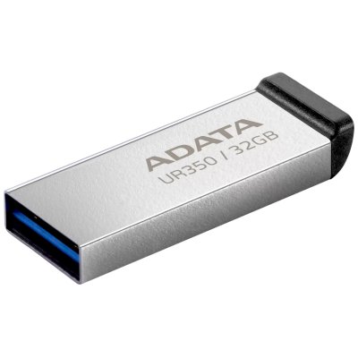 флешка A-Data 32GB UR350 Silver-Black Черный, серебристый