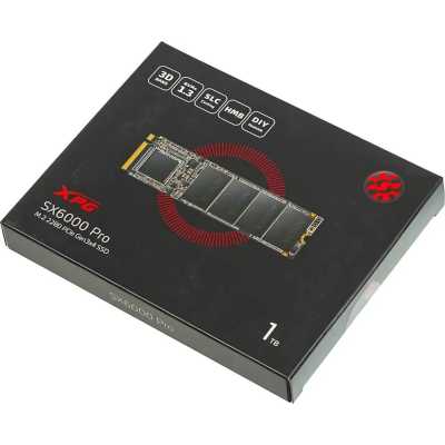 SSD диск ADATA XPG SX6000 Pro 1Tb ASX6000PNP-1TT-C Черный