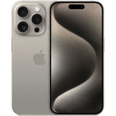 смартфон Apple iPhone 15 Pro 128GB Natural Titanium MTU93J/A бежевый титан