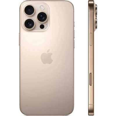 смартфон Apple iPhone 16 Pro Max 1TB Desert Titanium MYWT3AH/A бежевый