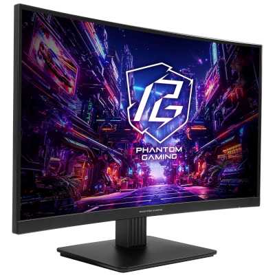 монитор ASRock Phantom Gaming PG27QRT1B Черный