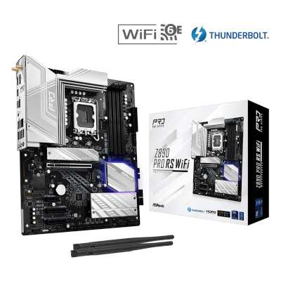 материнская плата ASRock Z890 Pro RS WiFi Белый