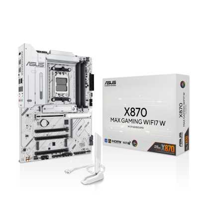 материнская плата ASUS X870 Max Gaming WiFi7 W Белый