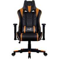игровое кресло AeroCool AC220 AIR-BO черно-оранжевый