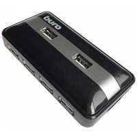 разветвитель USB Buro BU-HUB7-U2.0 черный
