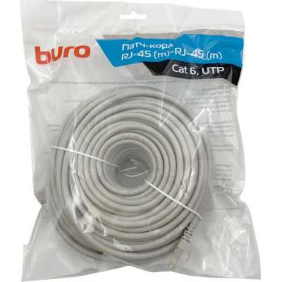 патч-корд Buro UTP-6-30M-G Серый
