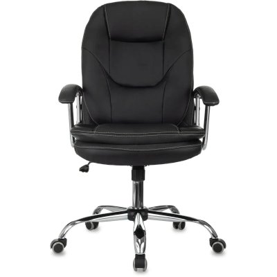 офисное кресло Бюрократ CH-868SL/BLACK-PU черный