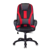игровое кресло Бюрократ VIKING-9-BL+RED черно-красный