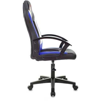 игровое кресло Бюрократ ZOMBIE 11LT Black-Blue черно-синий