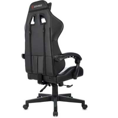 игровое кресло Бюрократ ZOMBIE Game Tetra Black/Red черно-красный