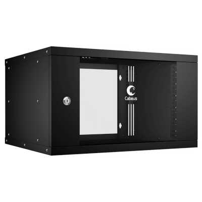 телекоммуникационный шкаф Cabeus WSC-05D-6U55/45-BK Черный
