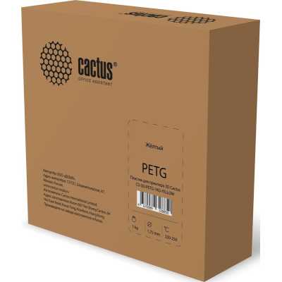 пластик для 3D принтера Cactus CS-3D-PETG-1KG-YELLOW