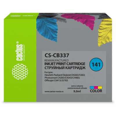 картридж Cactus CS-CB337 многоцветный