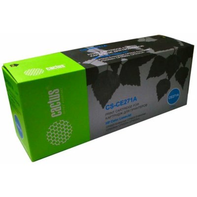 картридж Cactus CS-CE271A голубой