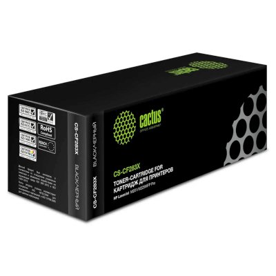 картридж Cactus CS-CF283X черный