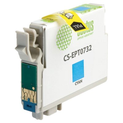 картридж Cactus CS-EPT0732 голубой