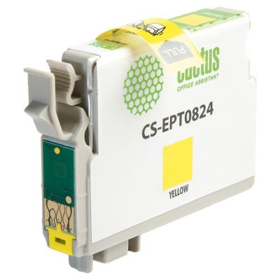 картридж Cactus CS-EPT0824 желтый