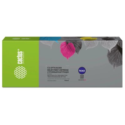 картридж Cactus CS-EPT636300 пурпурный