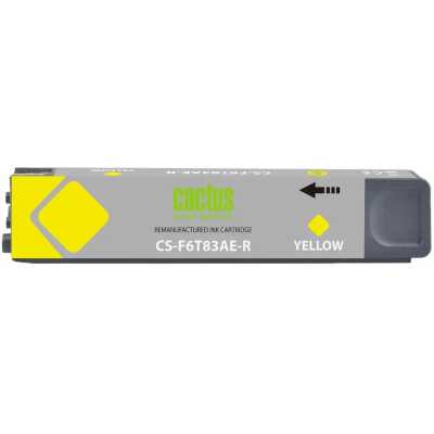 картридж Cactus CS-F6T83AE-R желтый