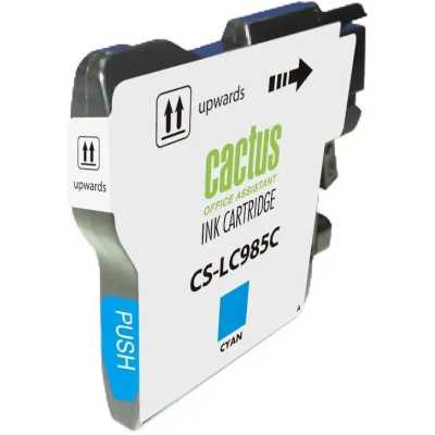 картридж Cactus CS-LC985C голубой