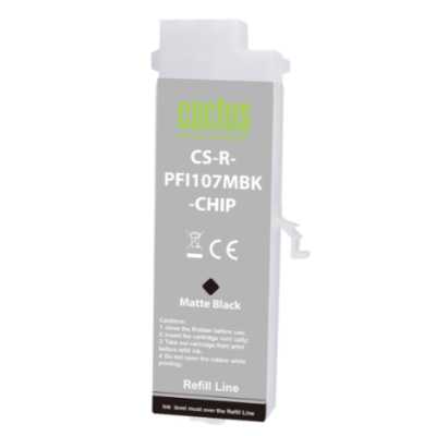 картридж Cactus CS-R-PFI107MBK-CHIP черный матовый