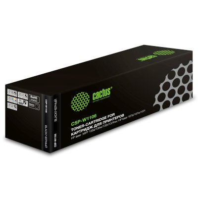 картридж Cactus CSP-W1106 черный