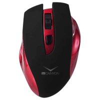 мышь Canyon CNS-CMSW7R Черный-красный