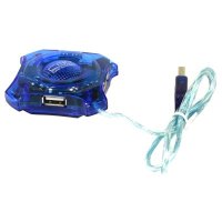 разветвитель USB CBR CH-127 синий
