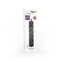 сетевой фильтр CBR CSF 2505-3.0 Black CB черный