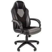 игровое кресло Chairman Game 17 Black-Grey 7024558 черный-серый