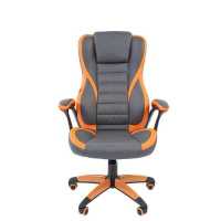 игровое кресло Chairman Game 22 Grey-Orange серый-оранжевый