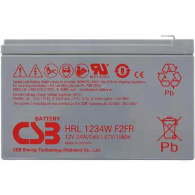 батарея для UPS CSB HRL1234W F2 FR