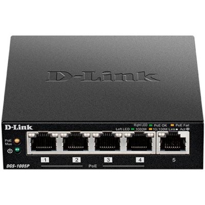 коммутатор D-Link DGS-1005P/B1A