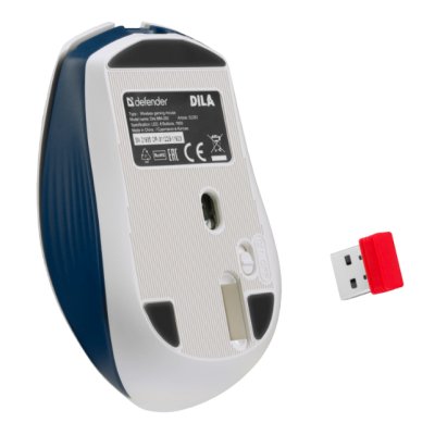 мышь Defender Dila MM-282 Белый-синий