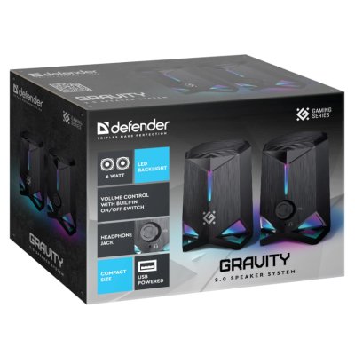 колонки Defender Gravity Black