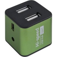 разветвитель USB Defender Quadro Iron зеленый