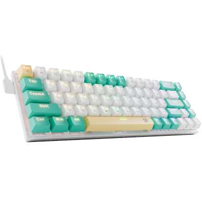 клавиатура Defender Vexx Pro GK-084 White Белый-зеленый
