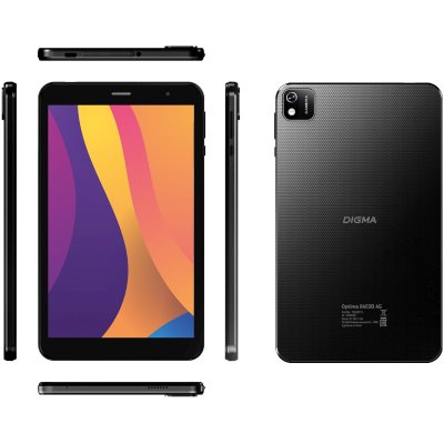 планшет Digma Optima 8403D 4G Black Черный