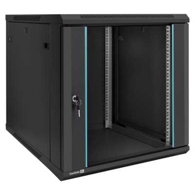 телекоммуникационный шкаф ExeGate EC-WM-12U.600.G.BLACK EX298610RUS Черный