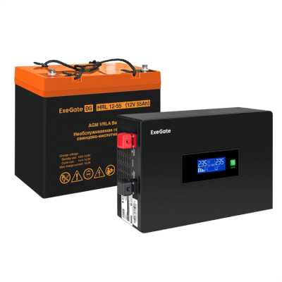 ИБП ExeGate IdealSine SR-600.LCD.2SH EX297387RUS