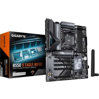 материнская плата GigaByte B550 X Eagle WiFi6E Черный