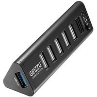 разветвитель USB Ginzzu GR-315UAB черный