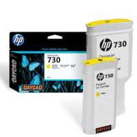 картридж HP 730 P2V70A желтый