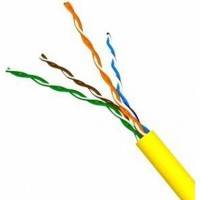 витая пара Hyperline UTP4-C5E-SOLID-YL-305