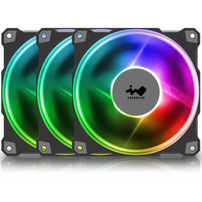 кулер InWin Jupiter AJ120 RGB 3 pack Black