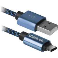 кабель Defender USB09-03T Pro Blue 87817 Синий