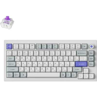 клавиатура Keychron Q1 HE Q1H-P1P-RU Белый