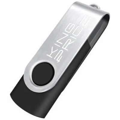 флешка KingPrice 64GB KPFD2A064ABK Черный, серебристый